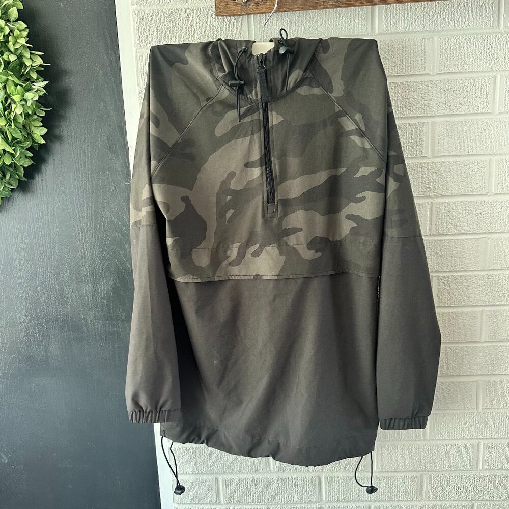 Albion windbreker, camo, pullover jacket, small